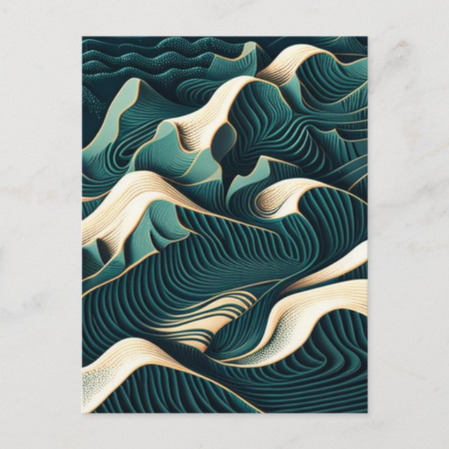 Flowing Harmony Postkarte (Vorderseite)