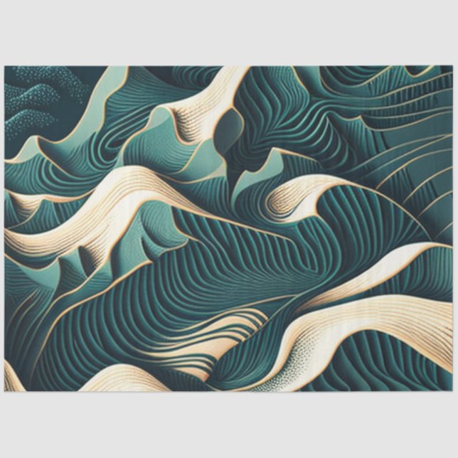 Flowing Harmony Seidenpapier (Vorderseite)