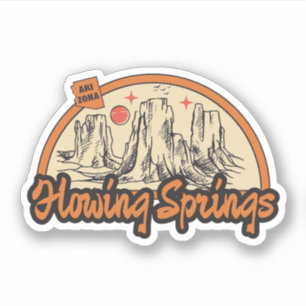 Flowing Springs, Arizona  Aufkleber