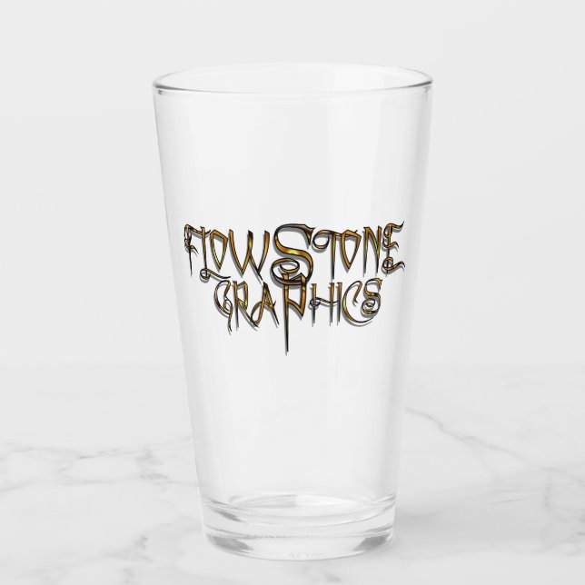Flowstone Grafik-Logo Glas (Vorderseite)