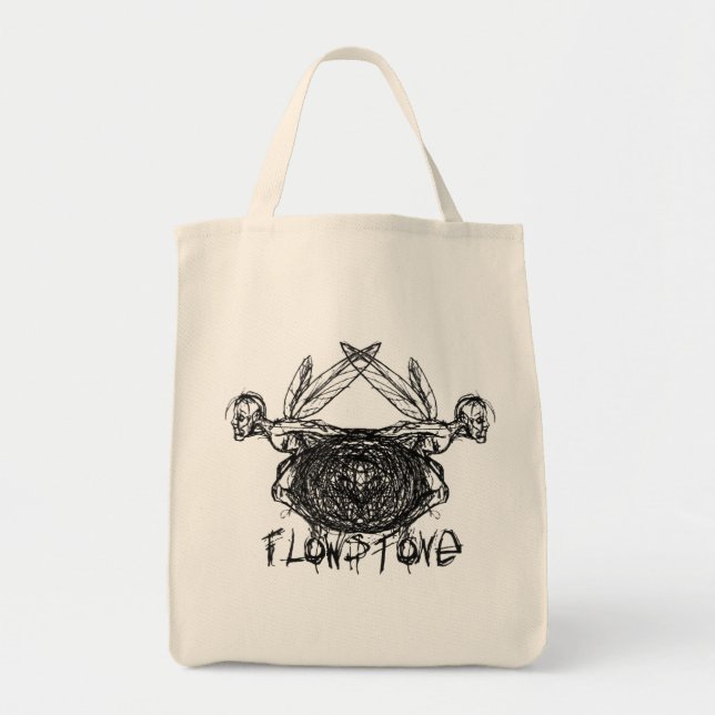 Flowstone Grafik Pixies Logo Tragetasche (Vorne)