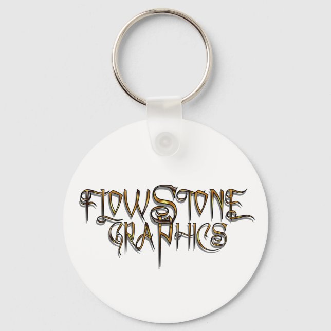 Flowstone Graphics Logo Schlüsselanhänger (Vorderseite)