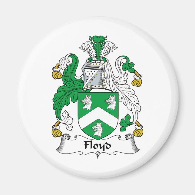 Floyd Familienwappen Magnet (Vorne)