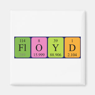 Floyd Periodenmagnet Magnet