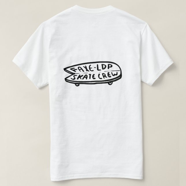 FLSC T - Shirt-Klassiker, weiß T-Shirt (Design Rückseite)