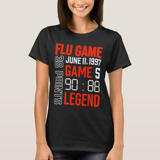Flu Game Sketll Hiphop Street Mode T-Shirt (Vorderseite)