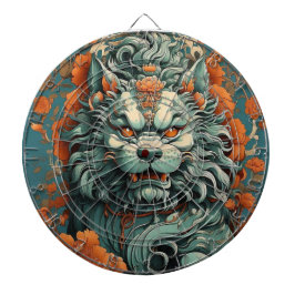 Flu Lion of Wisdom Dartboard Dartscheibe