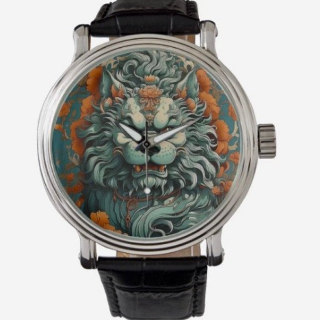 Flu Lion of Wisdom eWatch Armbanduhr (Von Creator hochgeladen)