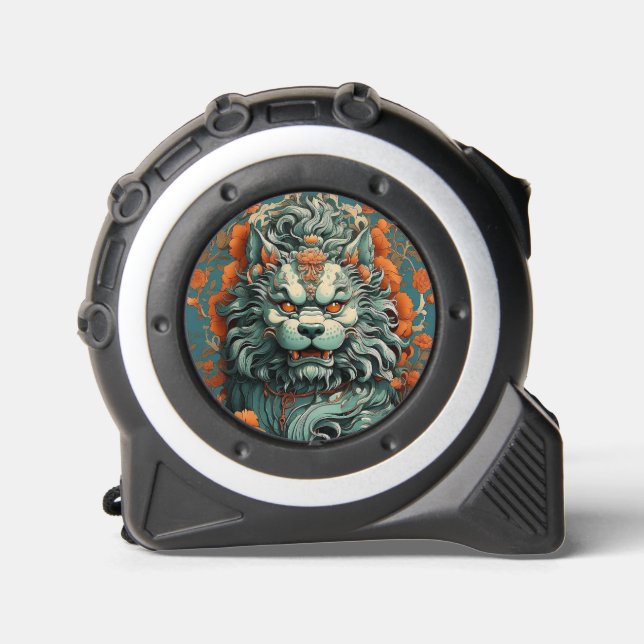 Flu Lion of Wisdom Maßband (Vorderseite)