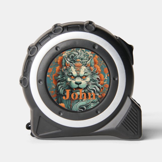 Flu Lion of Wisdom Maßband (Vorderseite)