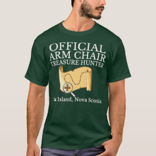 Fluch der Oak Island Watcher Geschenk Sessel Jäge T-Shirt