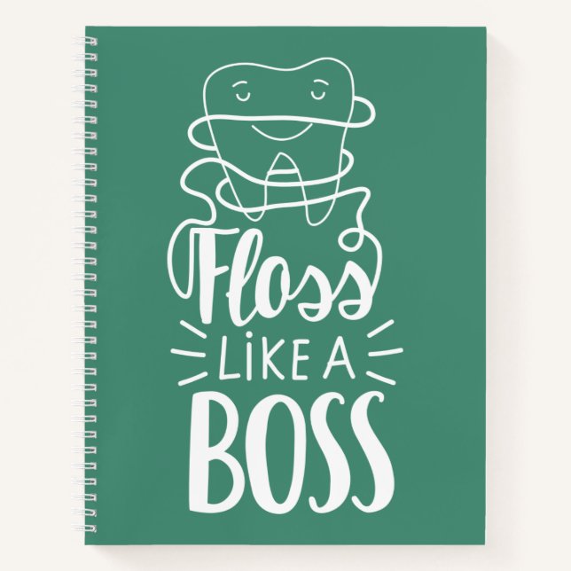 Fluch wie ein Boss Notizbuch (Vorderseite)
