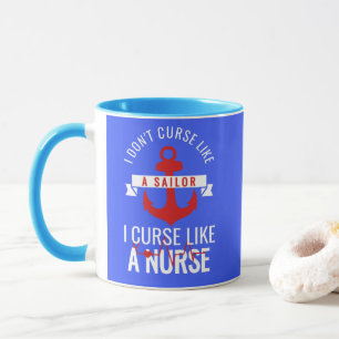 Fluche wie ein Krankenpfleger Tasse