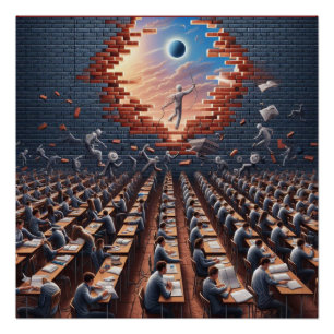 Flucht aus der Matrix: Surreal Exam Room Poster
