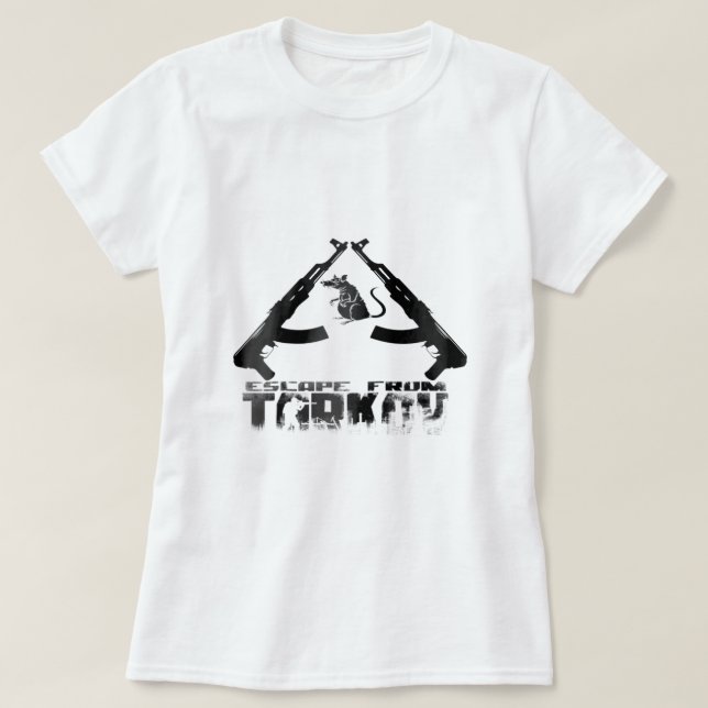Flucht aus Tarkov Rat Team Tolle Geschenk für Game T-Shirt (Design vorne)