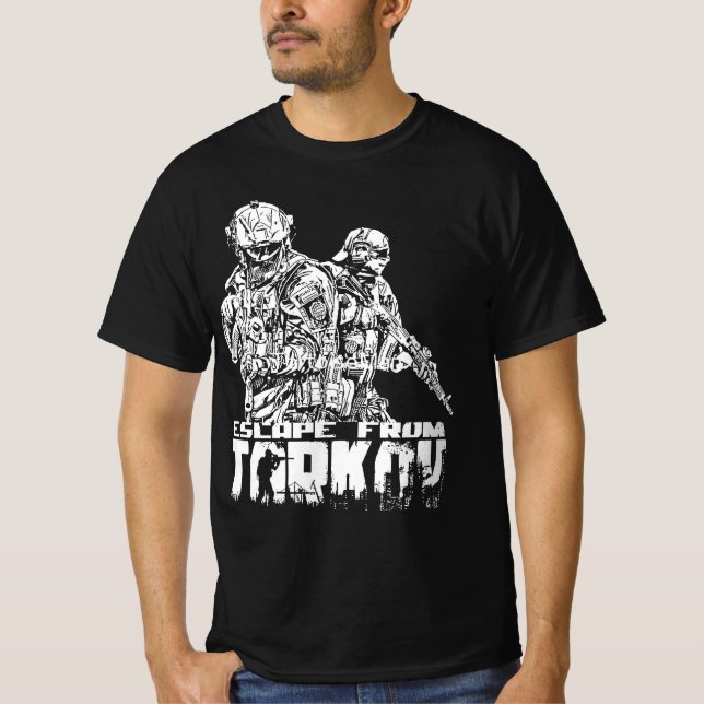Flucht aus Tarkov T-Shirt (Vorderseite)