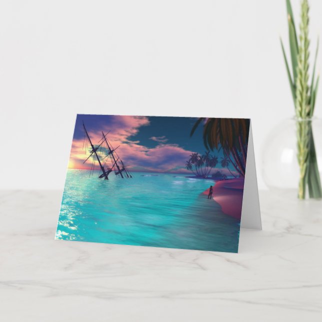 Flucht Dankeskarte (Vorderseite)