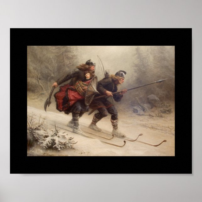 Flucht des Säuglings König Poster (Vorne)