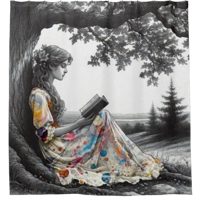 Flucht Duschvorhang (Vorderseite)