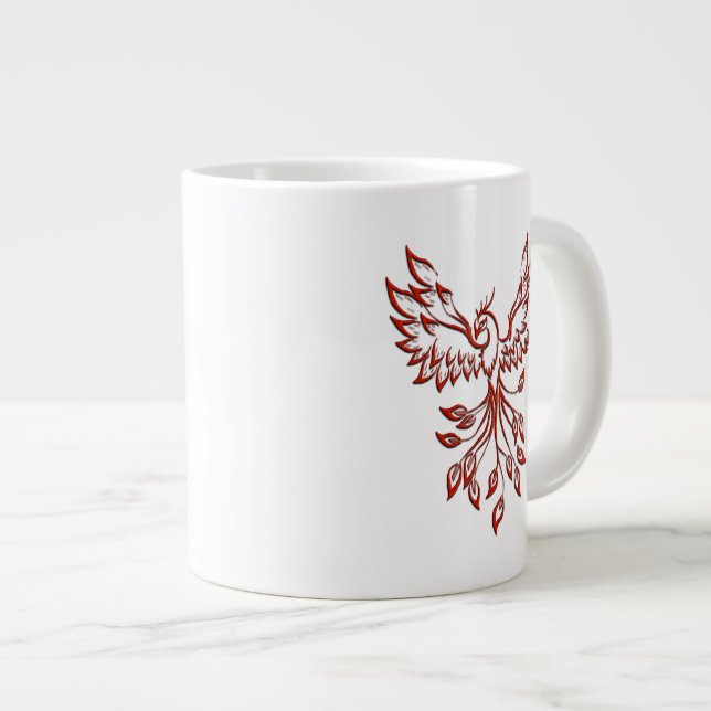 Flucht eines Phoenix Jumbo-Tasse (Vorderseite Rechts)