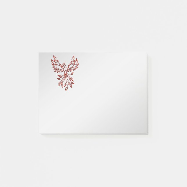 Flucht eines Phoenixsilbers Post-it Klebezettel (Vorderseite)