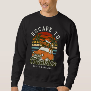 Flucht nach Columbia Beach South Carolina Ocean Sc Sweatshirt