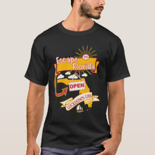 Flucht nach Florida, der Lockdown Libs Tour Quote T-Shirt