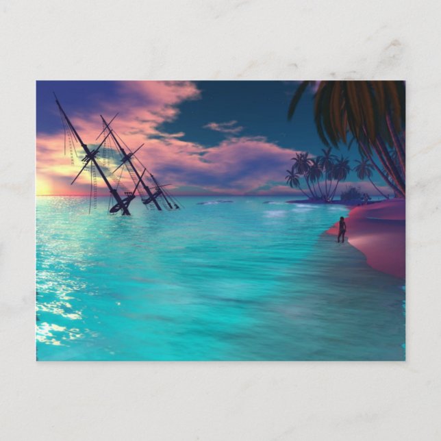 Flucht Postkarte (Vorderseite)