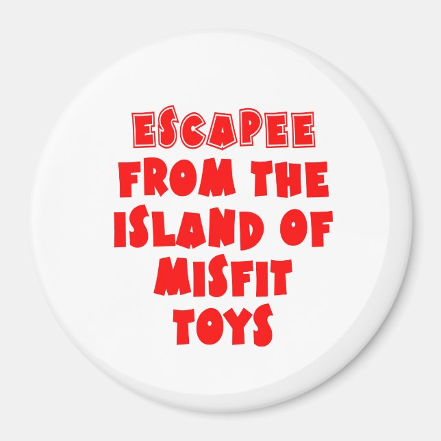Flucht von der Insel Misfit Toys Magnet (Vorne)