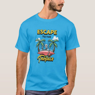 Flucht vor dem Tropenseelett T-Shirt