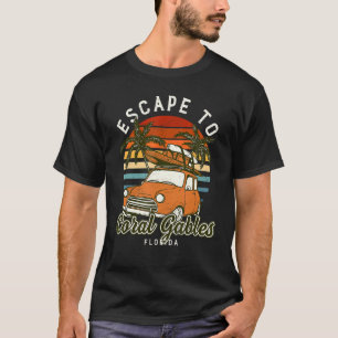 Flucht zum Korallengarten Strand Florida Ozean Fl T-Shirt