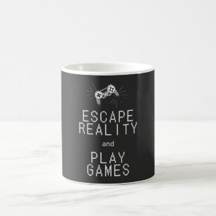 Flüchte Vor Der Realität Spiele Retro Spiele Kaffeetasse