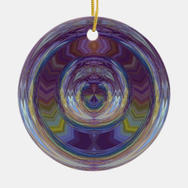 Fluchtgefahr Keramik Ornament (Vorne)