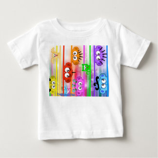 Flüchtige Blick-A-Boo-Crew-Shirt Baby T-shirt