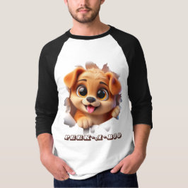 Flüchtige Blick-A-Boo-Design für Liebhaber von Hei T-Shirt