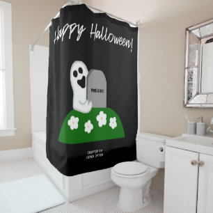 Flüchtige Blick A Boo Ghost Duschvorhang