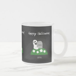 Flüchtige Blick A Boo Ghost Kleine Mattierte Glass Mattglastasse