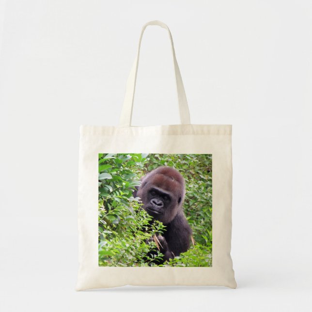 Flüchtige Blick-A-Boo Gorilla Tote Bag Tragetasche (Vorne)