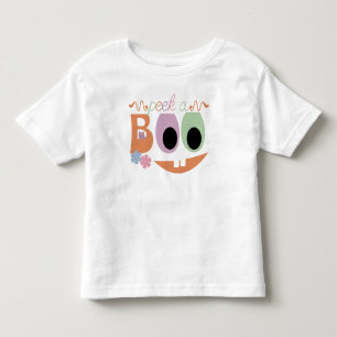 Flüchtige Blick-a-Boo Halloween Jack-o-Laterne Kleinkind T-shirt