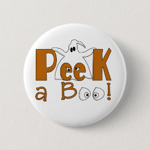 Flüchtige Blick A Boo Halloween T - Shirt und Gesc Button