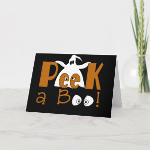 Flüchtige Blick A Boo Halloween T - Shirt und Gesc Karte