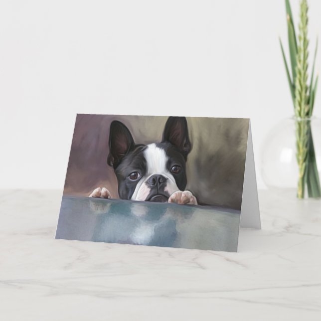 Flüchtige Blick A Boo Karte (Vorderseite)