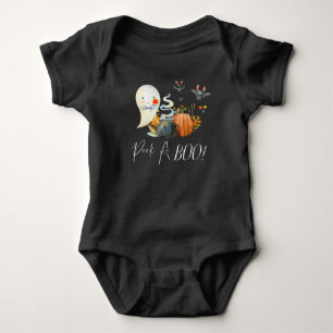 Flüchtige Blick-A-Boo   Little Ghost Halloween Baby Strampler