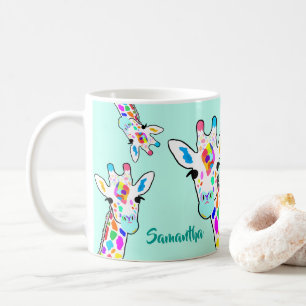 Flüchtige Blick-A-Boo Moderner Kunst-Spaß Kaffeetasse
