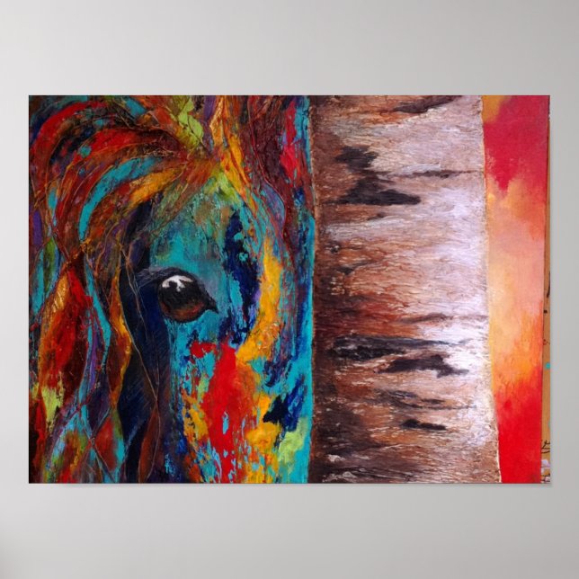 Flüchtige Blick-A-Boo Poster (Vorne)