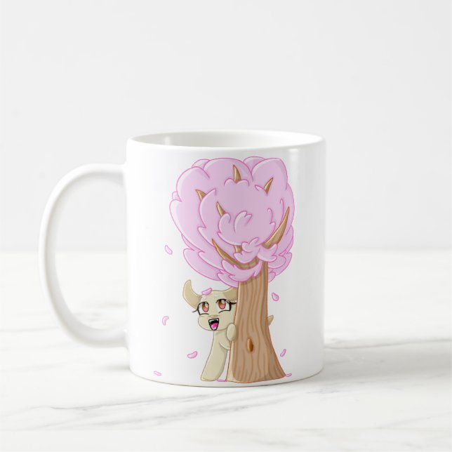 Flüchtige Blick-A-Boo Puppy Tasse!! Kaffeetasse (Links)