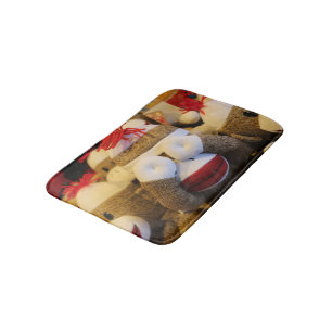 flüchtige Blick-a-boo-Sock-Affe Badematte