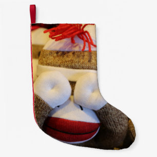Flüchtige Blick-a-Boo-Sockaffe Kleiner Weihnachtsstrumpf