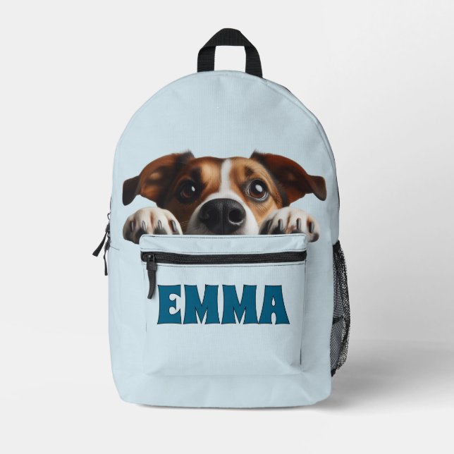 Flüchtige Blick Bedruckter Rucksack (Vorderseite)