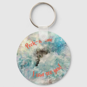 FLÜCHTIGE BLICK EIN BOO, DAS ICH IHNEN NIEDLICH SE SCHLÜSSELANHÄNGER